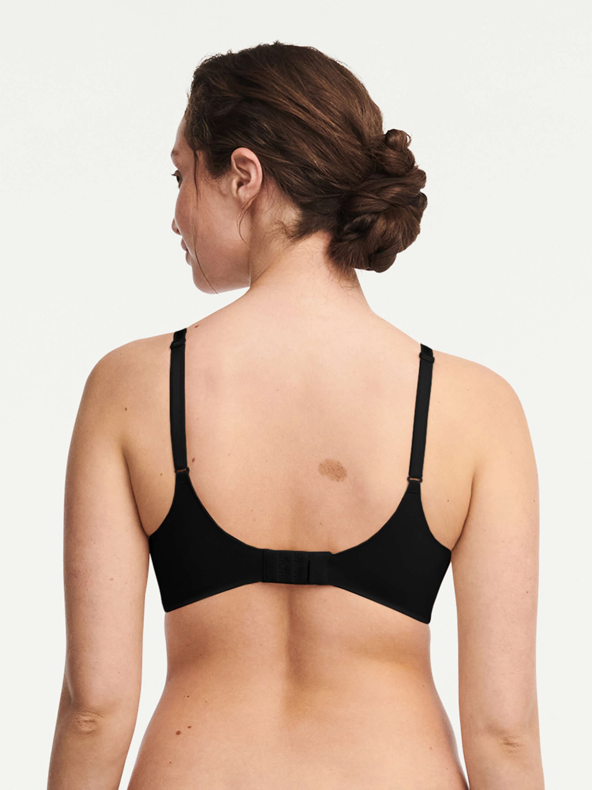Voorgevormde triangel bh zonder beugel - Black