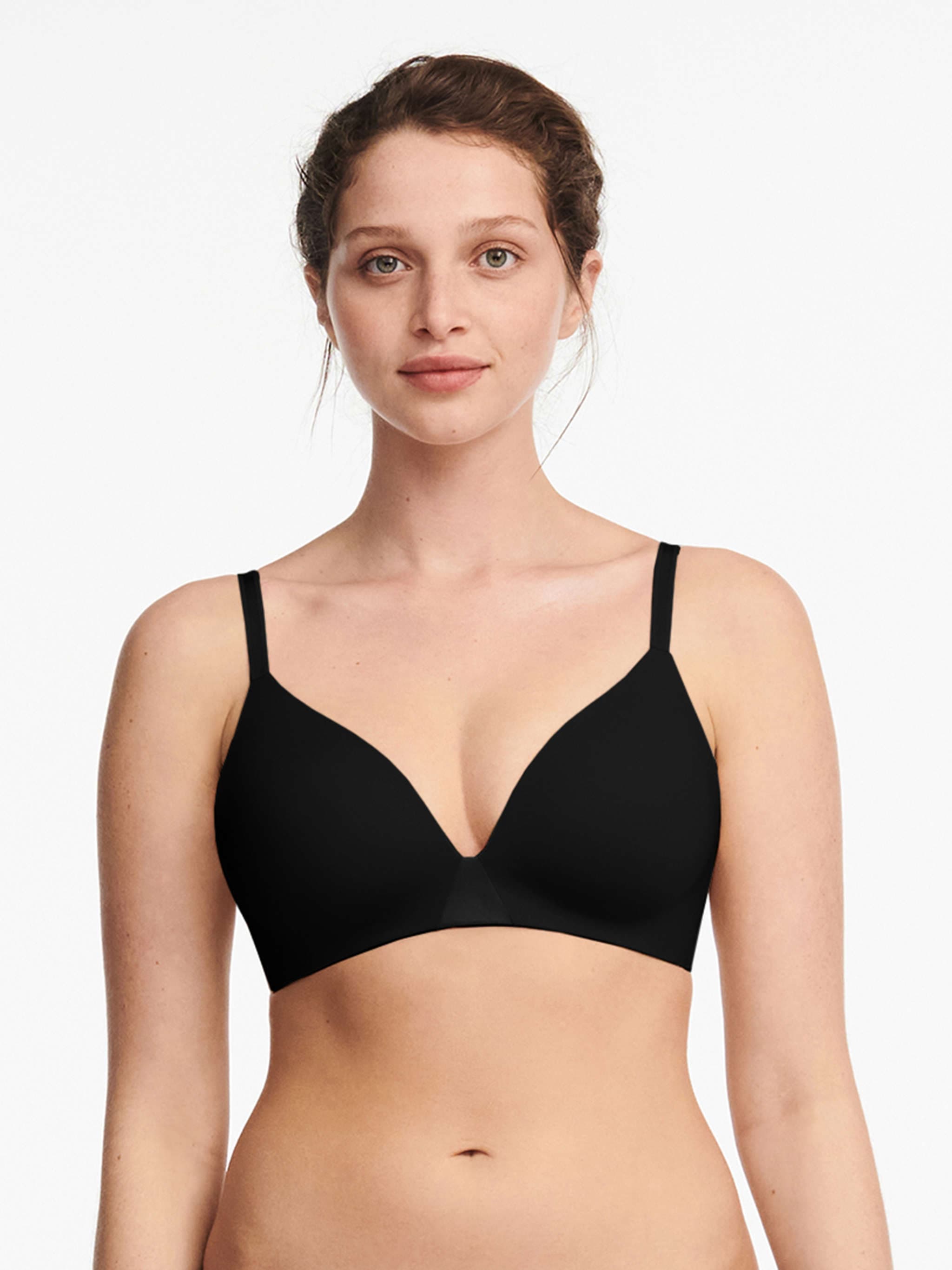 Voorgevormde triangel bh zonder beugel - Black