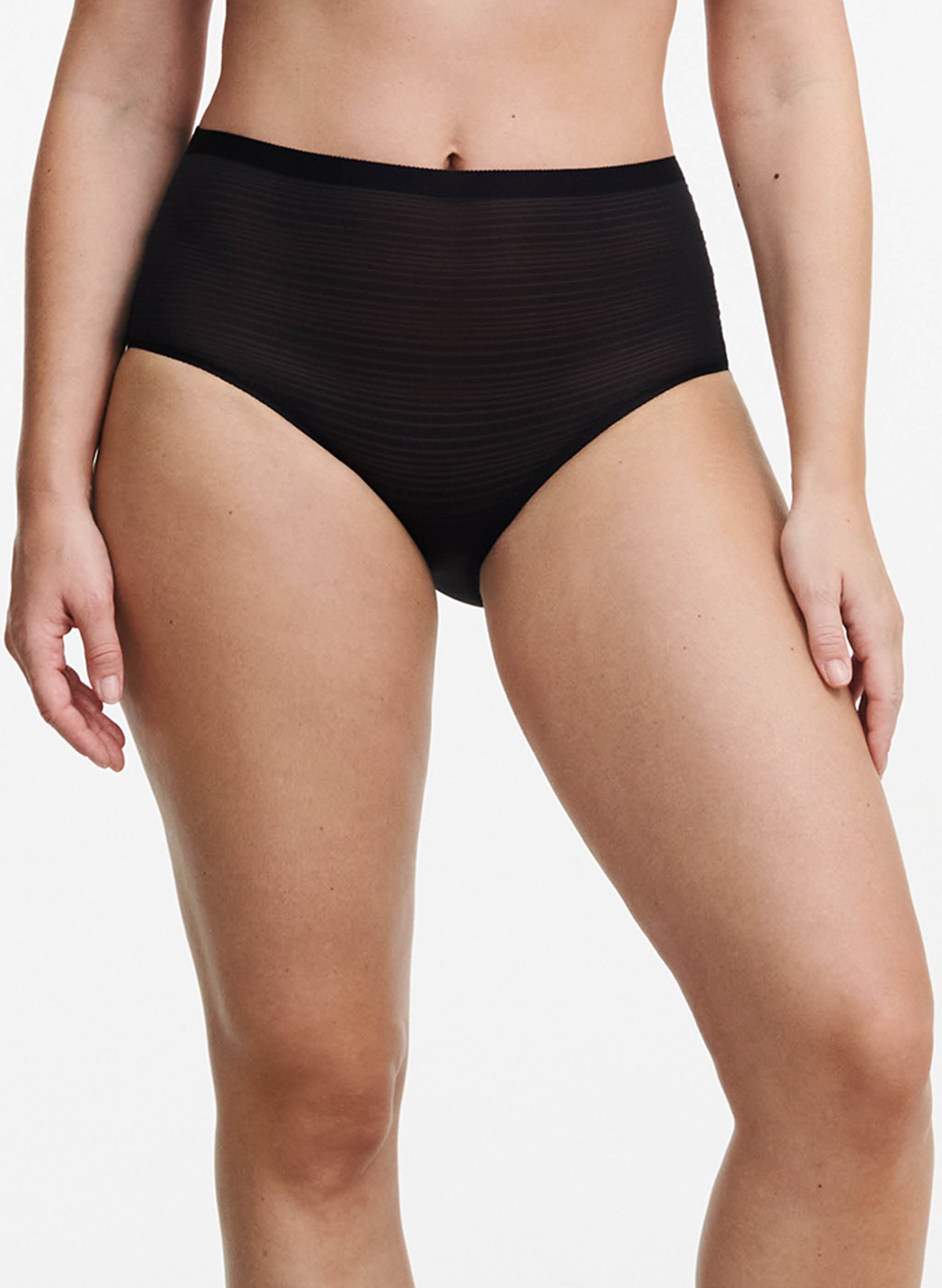 String met hoge taille - Black