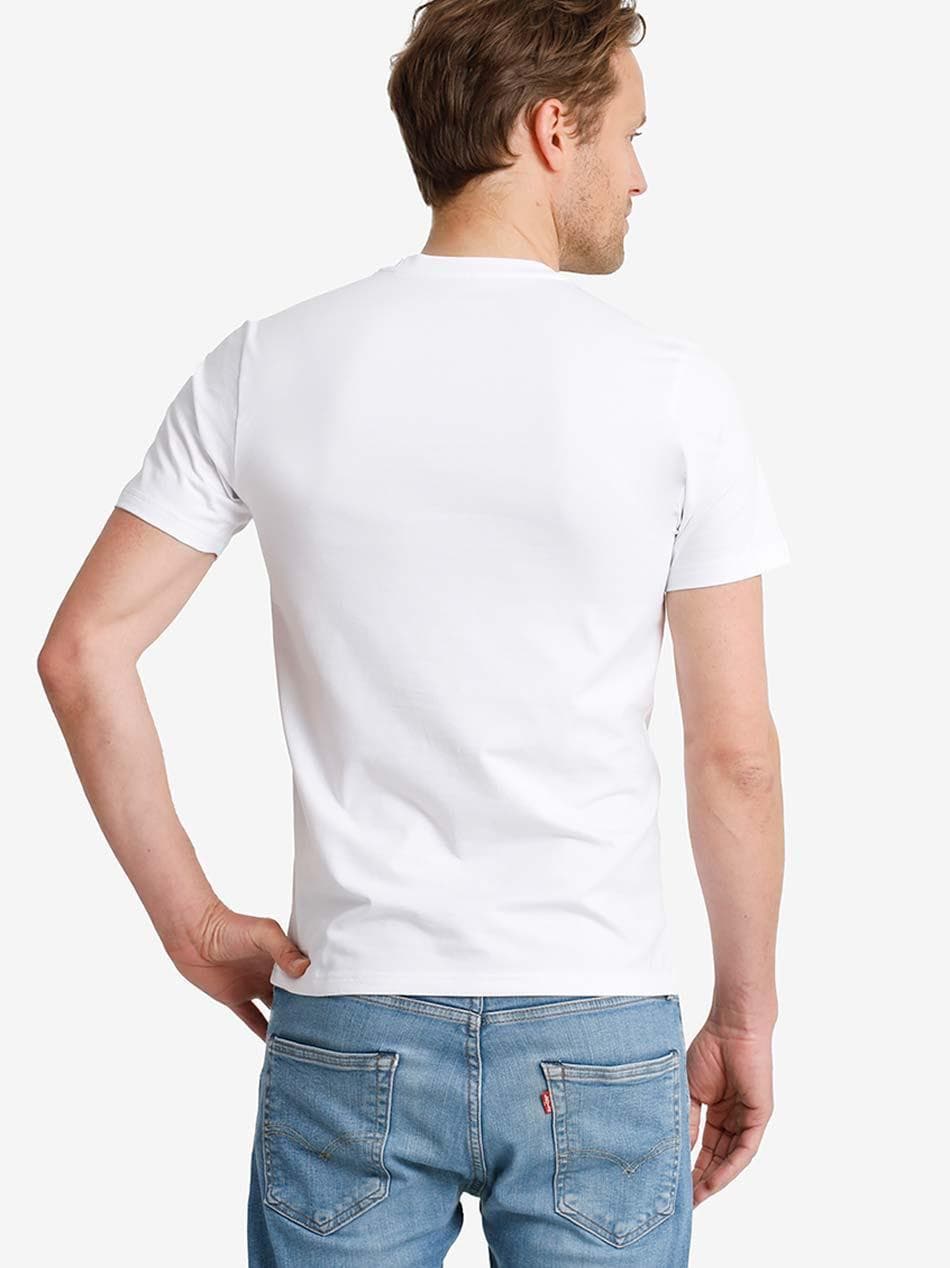 T-shirt för män (pack x2) - Vit